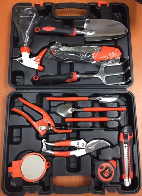 Garden Tools Set,12 Piece Gardening Stainless Steel Garden Tool Set 